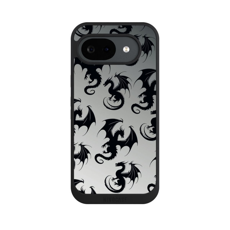 Pixel 10 a NIVOpure Drachen Muster Grau
