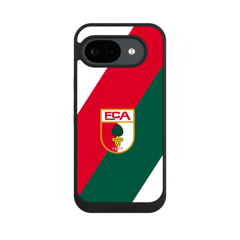 Pixel 10 a NIVOpure FC Augsburg Logo Rot Grün