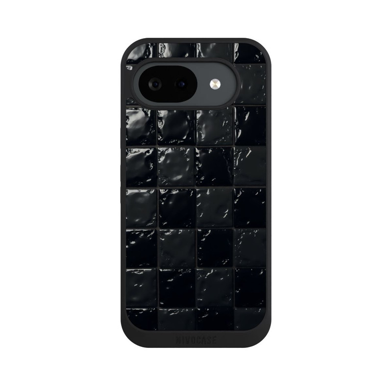 Pixel 10 a NIVOpure Black Tile Pattern look with AI