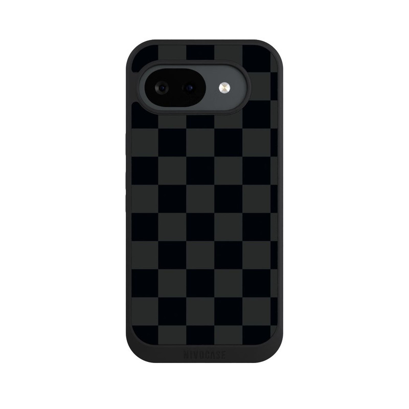 Pixel 10 a NIVOpure motif en damier noir