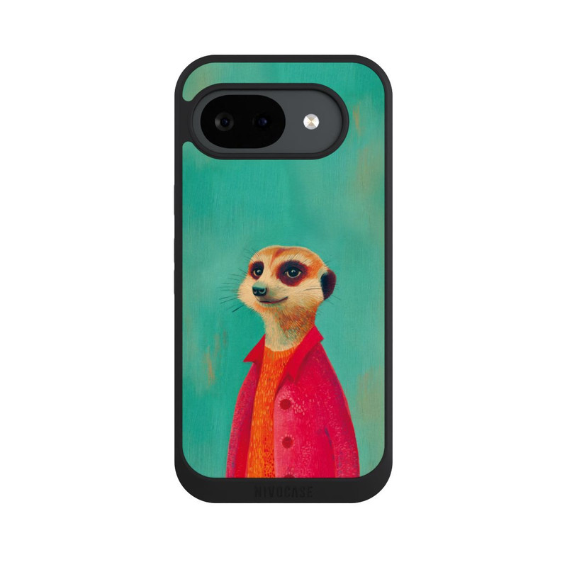 Pixel 10 a NIVOpure Meerkat Green Illustration