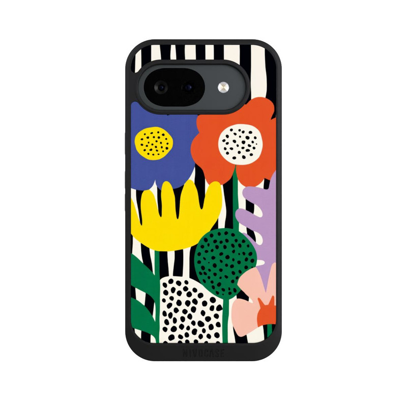 Pixel 10 a NIVOpure Flowers Striped Background