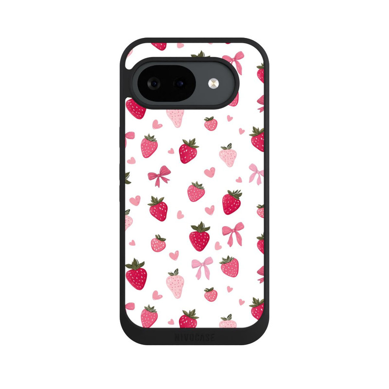Pixel 10 a NIVOpure Strawberry Ribbon Pattern Pink