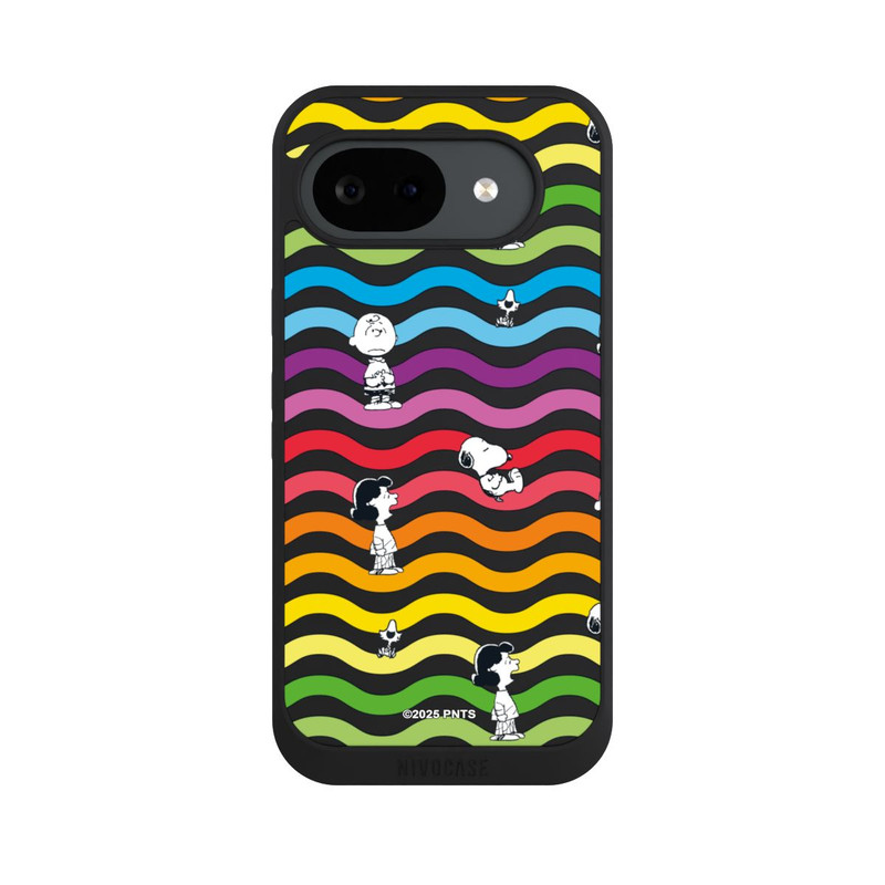 Pixel 10a NIVOpure Snoopy Pattern Rainbow Transparent