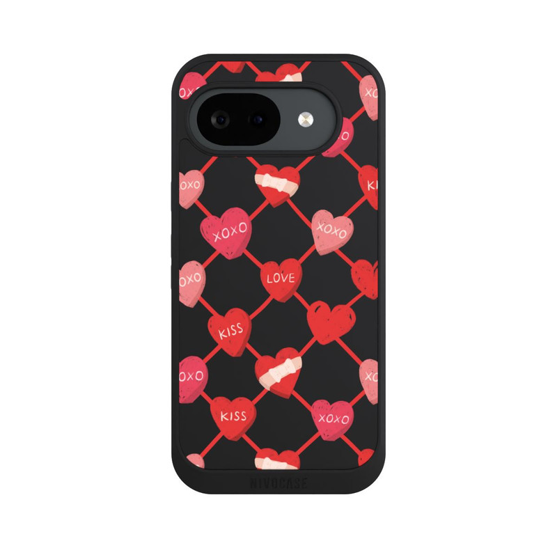 Pixel 10 a NIVOpure Heart Pattern XOXO Red