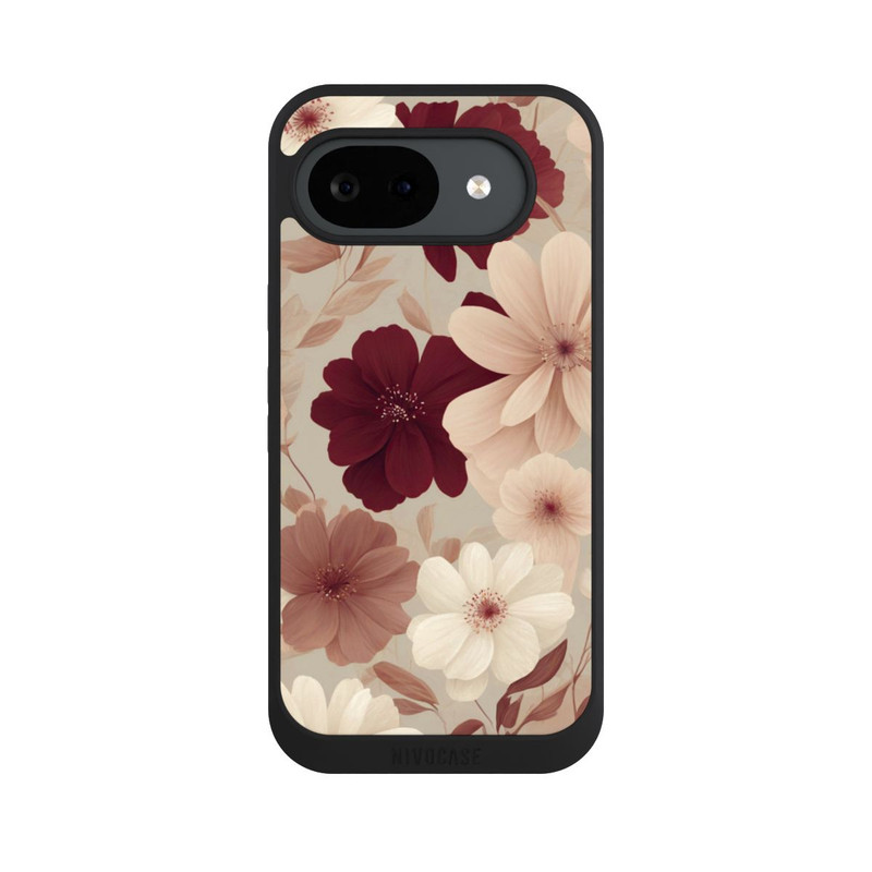 Pixel 10 a NIVOpure Romantische Pastellblumen mit KI