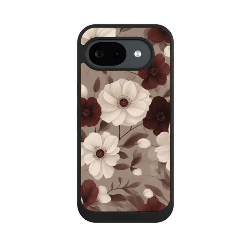 Pixel 10 a NIVOpure Negative Flower Bordeaux White with AI