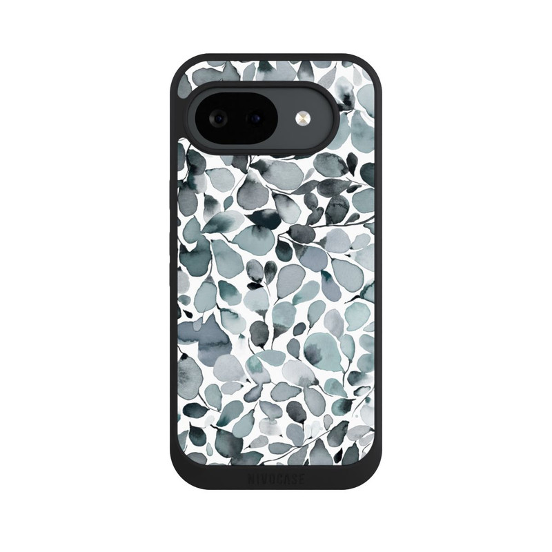 Pixel 10 a NIVOpure Eucalyptus Watercolor Leaves Grey