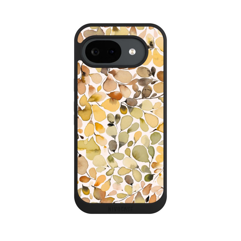Pixel 10 a NIVOpure Eukalyptus Aquarellblätter Braun Herbst