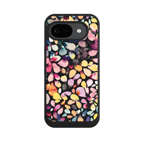 Google Pixel 10a NIVOpure Eukalyptus Aquarellblätter Schwarz