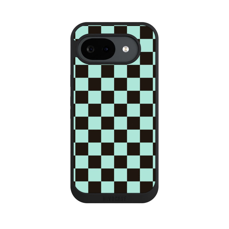 Pixel 10 a NIVOpure Checked Pattern Blue Brown