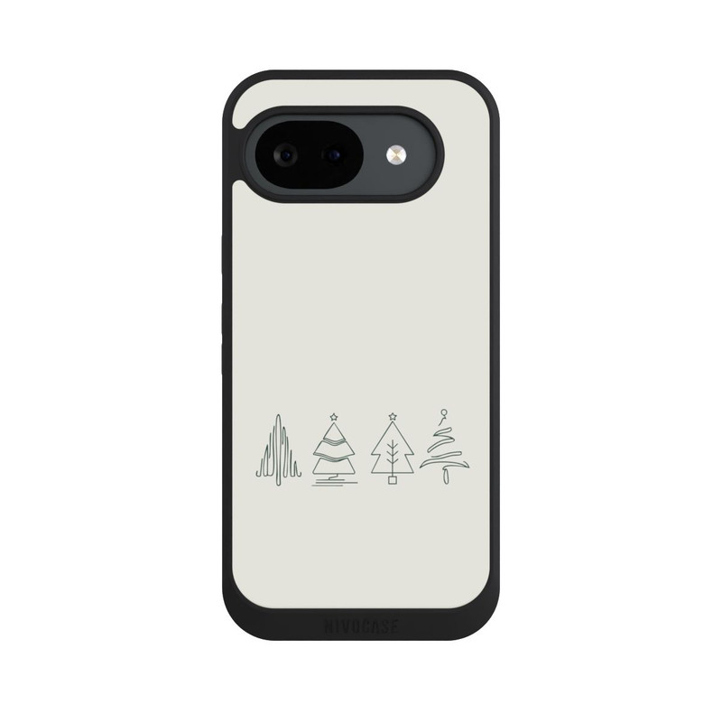 Pixel 10 a NIVOpure Arbres de Noël Line Art Minimaliste