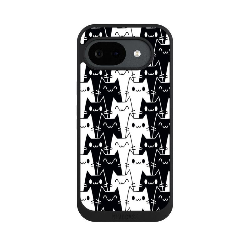 Pixel 10 a NIVOpure Papier Peint Chat Noir Blanc