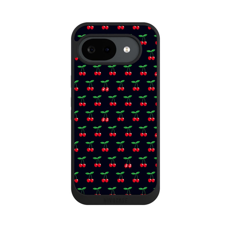 Pixel 10 a NIVOpure Cerises Sur Fond Noir
