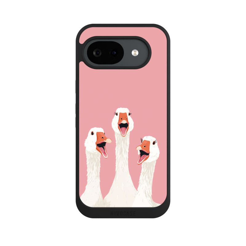 Pixel 10a NIVOpure Three Geese Pink with AI