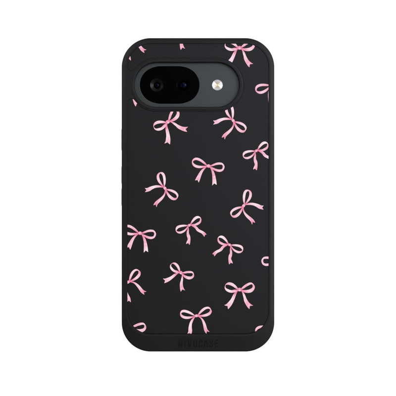 Pixel 10 a NIVOpure Rosa Schleifen transparent mit KI