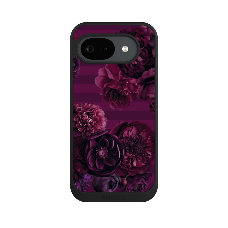 Pixel 10 a NIVOpure Majestic Baroque Blossom Dream Burgundy Pink mit KI