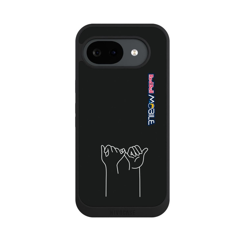 Pixel 10 a NIVOpure Red Bull MOBILE Hände