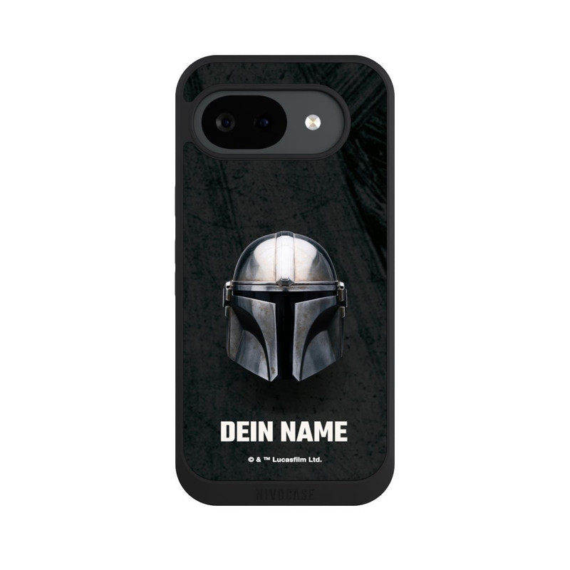 Pixel 10 a NIVOpure Star Wars Mandalorian Black Helmet Personalisierbar