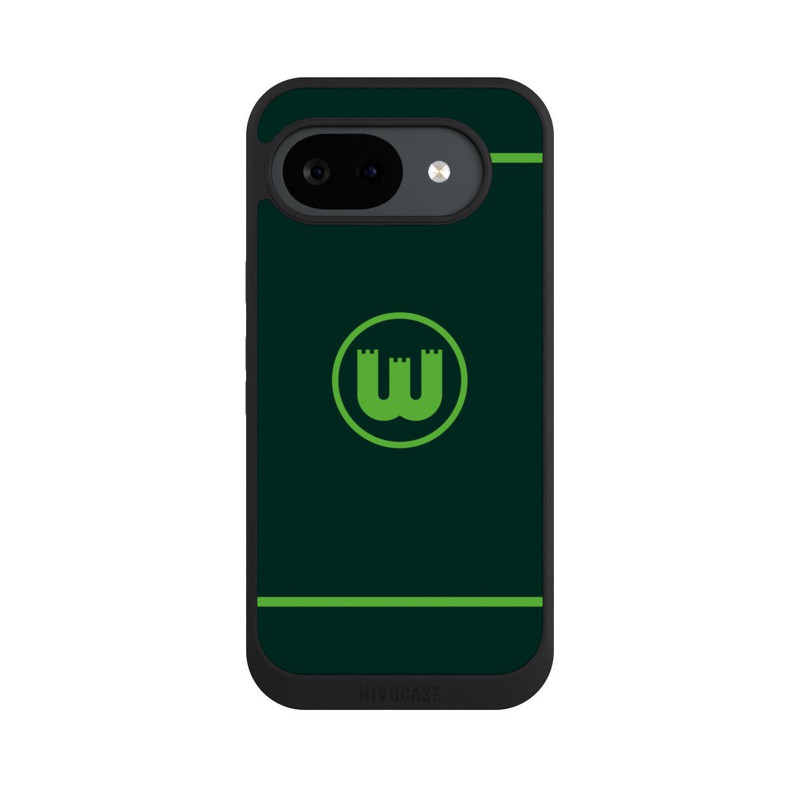 Pixel 10 a NIVOpure VfL Wolfsburg Zinnenwappen Linien Grün