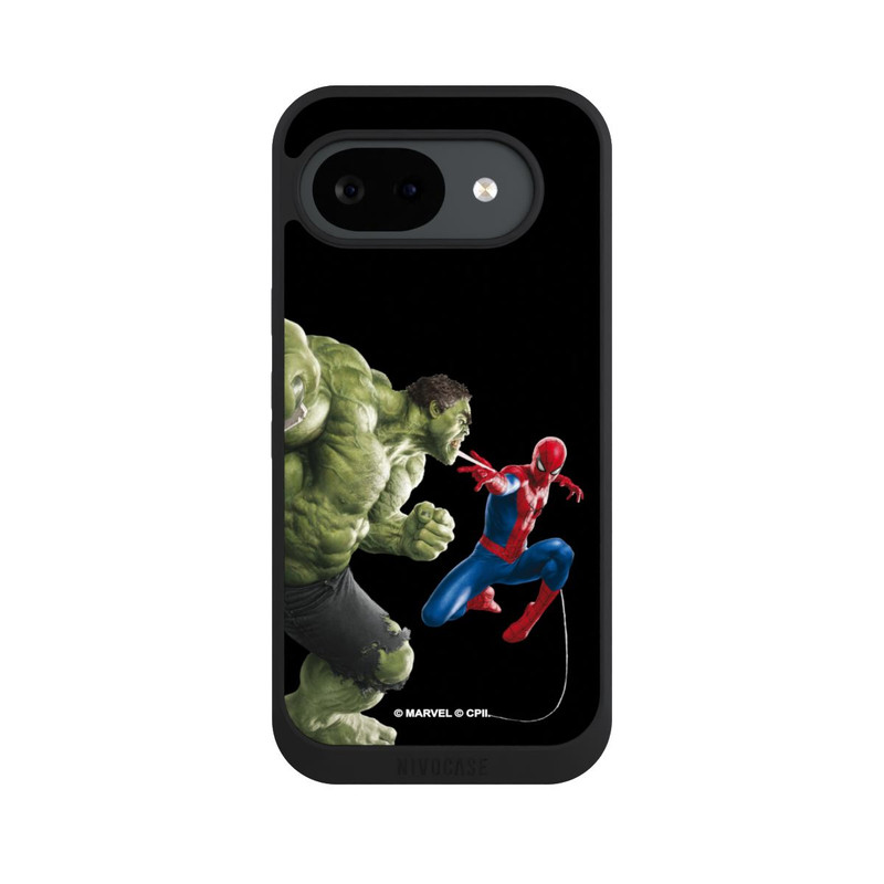 Pixel 10a NIVOpure Spider-Man und Hulk