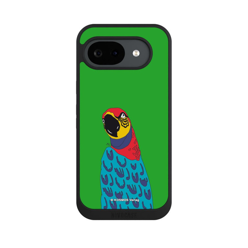 Pixel 10a NIVOpure Drei Fragezeichen und der Super-Papagei