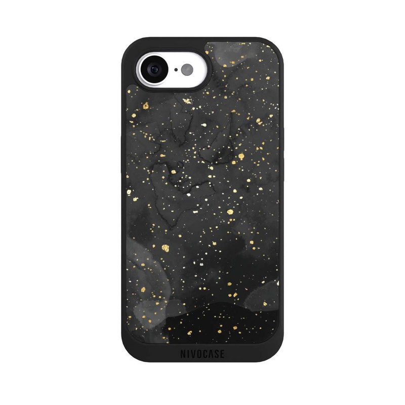 17 e NIVOpure Glitzernder Marmor-Schwarz-Gold-Look