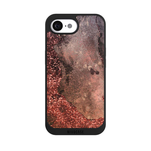 Apple iPhone 17e NIVOpure Brown Glitter Marble Look