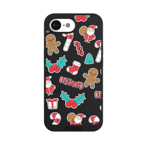 Apple iPhone 17e NIVOpure Christmas Pattern transparent