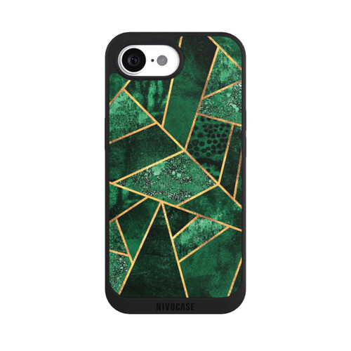 Apple iPhone 17e NIVOpure Deep Emerald Gold Print