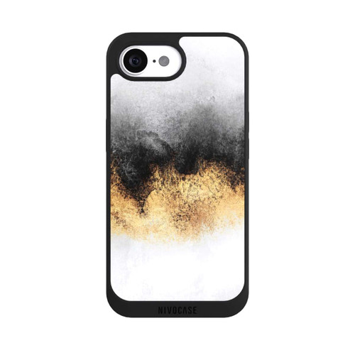 Apple iPhone 17e NIVOpure Grey Sky Dust Gold Print
