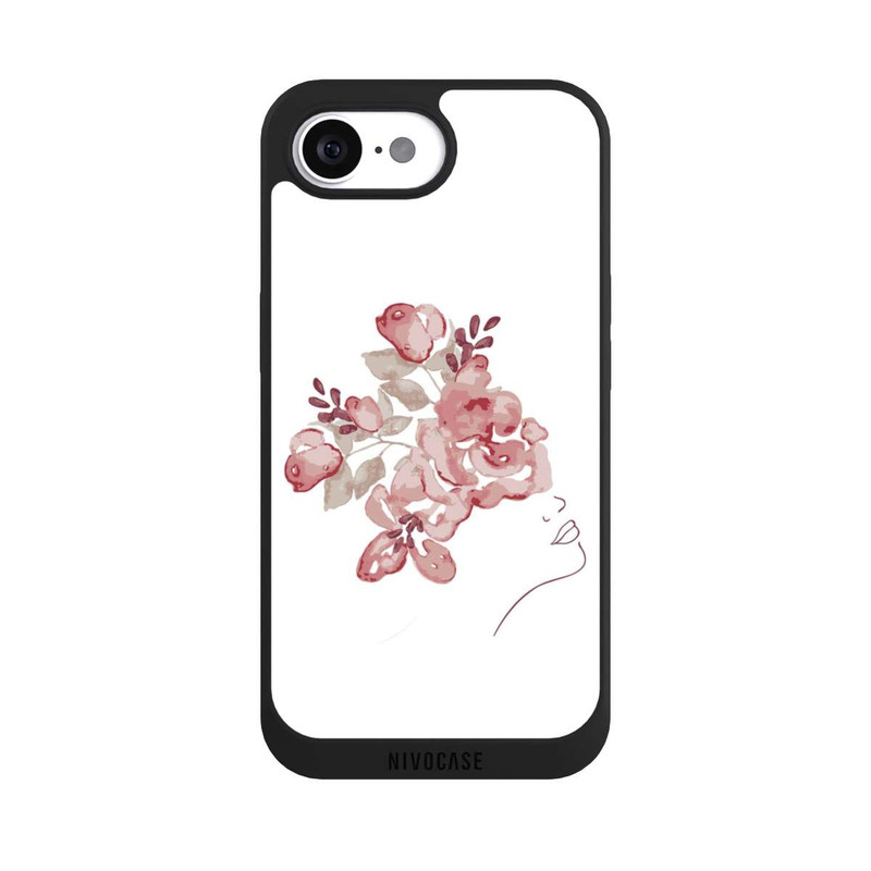 17 e NIVOpure Line Art Gesicht Blumen