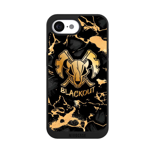 Apple iPhone 17e NIVOpure Marble Gold Logo