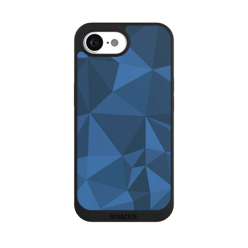 Apple iPhone 17e NIVOpure Polygon Pattern Blue