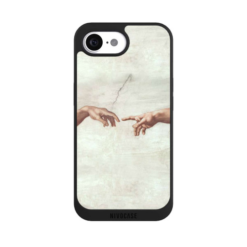 Apple iPhone 17e NIVOpure Hands of God and Adam by Michelangelo Buonarroti