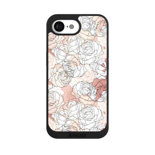 Apple iPhone 17e NIVOpure Blooming Roses Line Art
