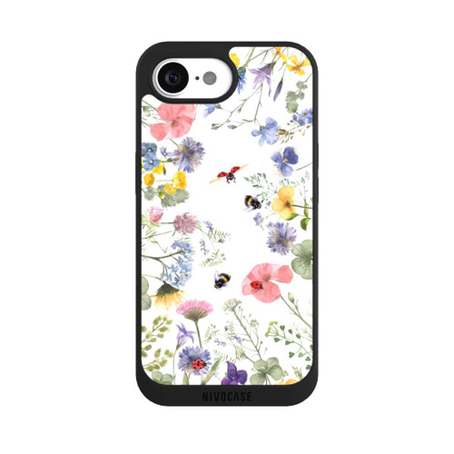 Apple iPhone 17e NIVOpure Bunte Frühlingsblumen und Bienen