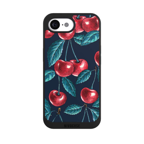 Apple iPhone 17e NIVOpure Cherries Dark Pattern