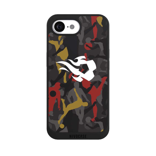 Apple iPhone 17e NIVOpure Belgian Red Flames Camouflage