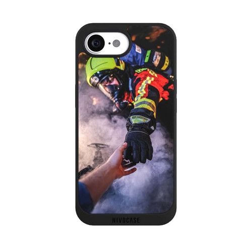 Apple iPhone 17e NIVOpure Firefighter Reaches for Hand