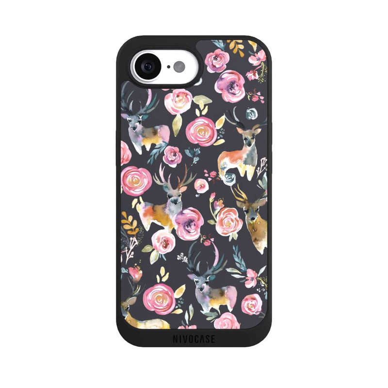 iPhone 17e NIVOpure Deers and flowers Anthracite