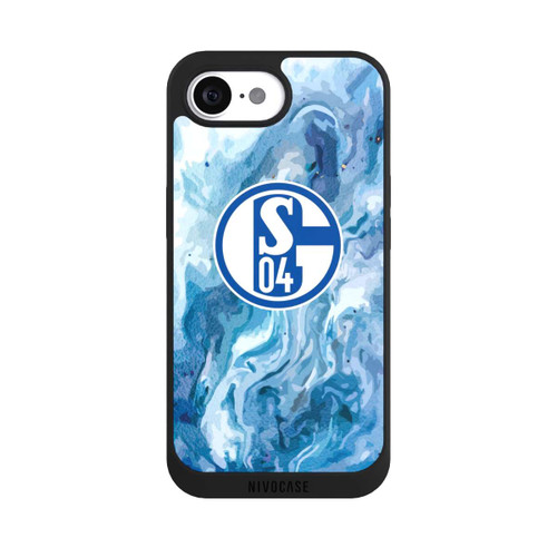 Apple iPhone 17e NIVOpure Schalke 04 Flüssig Blau