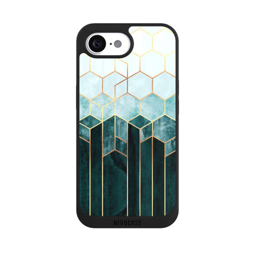 Apple iPhone 17e NIVOpure Teal Hexagons