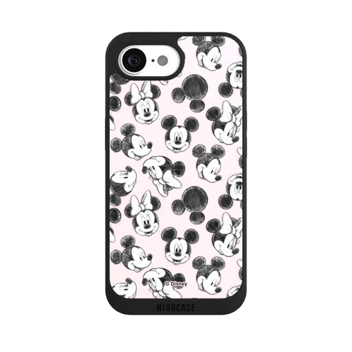Apple iPhone 17e NIVOpure Minnie &amp; Mickey Viele Gesichter Pink