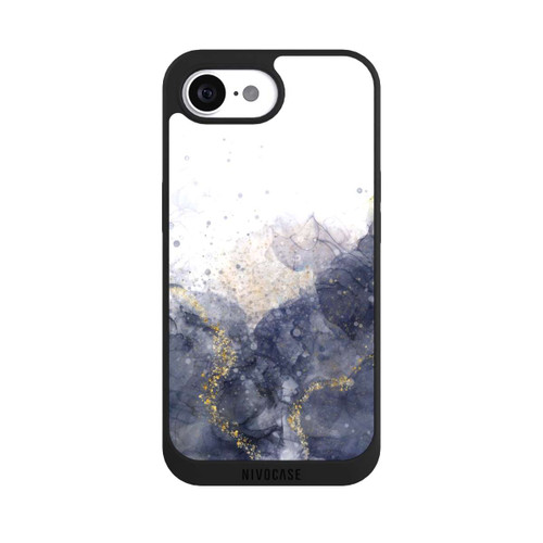 Apple iPhone 17e NIVOpure Alcohol Ink Blue Glamour
