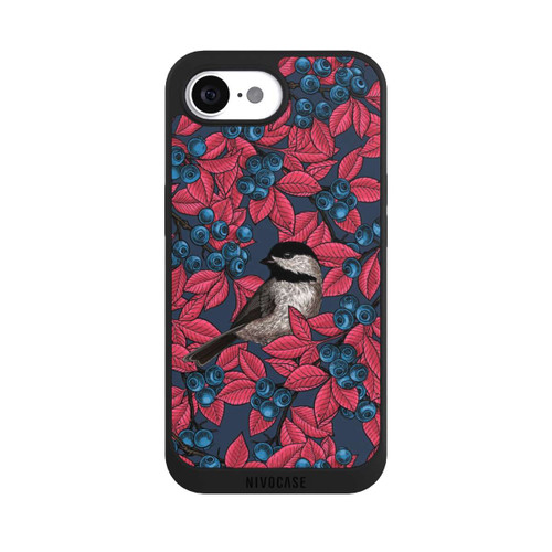 Apple iPhone 17e NIVOpure Blueberries And Birds On Navy