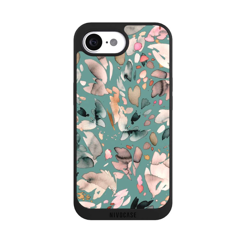 17 e NIVOpure Abstract Flowers Petals Green