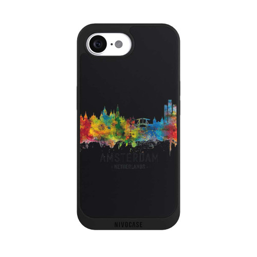 Apple iPhone 17e NIVOpure Amsterdam Netherlands Skyline Black
