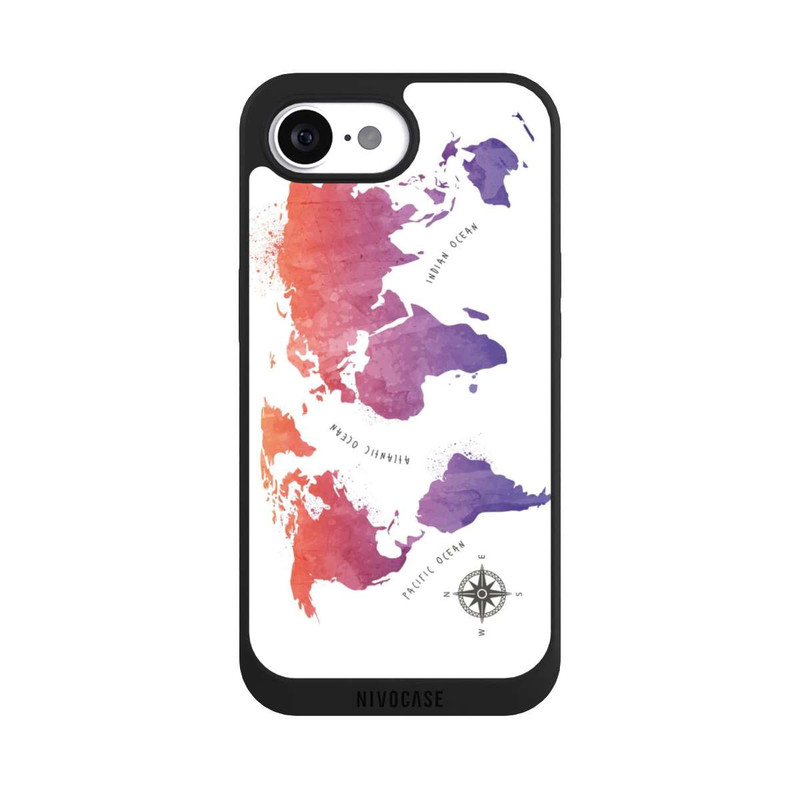 17 e NIVOpure Worldmap (Watercolor) white