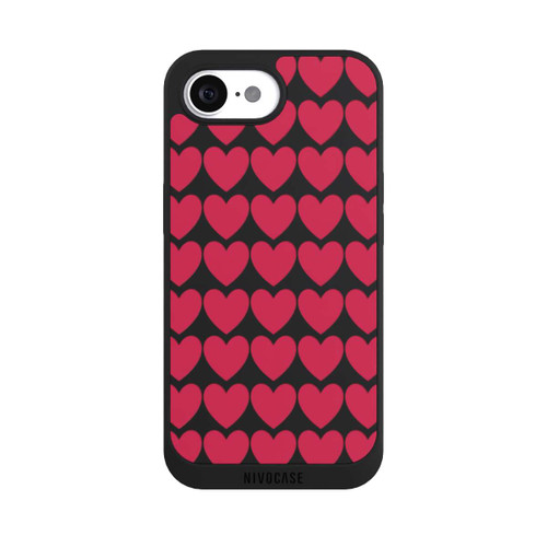 Apple iPhone 17e NIVOpure Viva Magenta Hearts